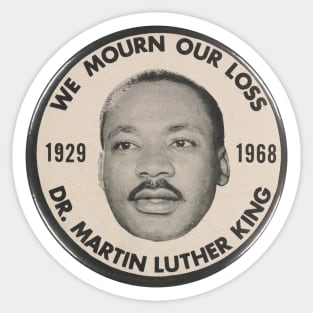 DR. Martin Luther King Sticker